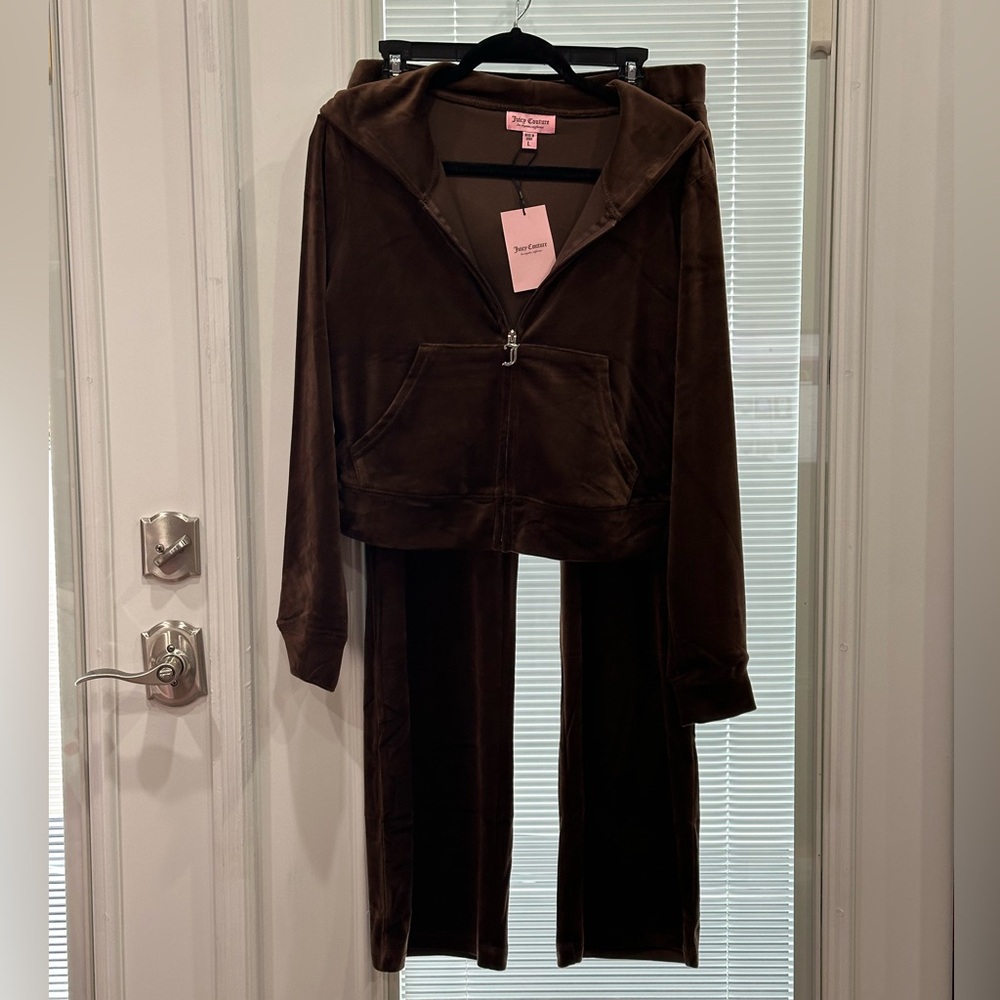 Juicy Couture Chocolate Velour Set